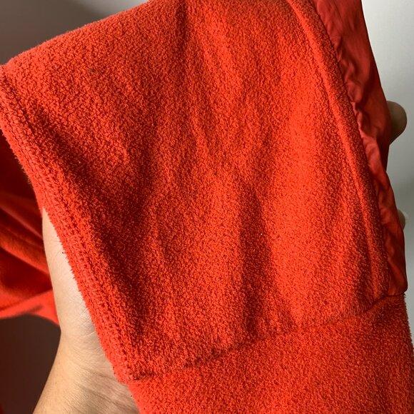 Musto Women's Orange 1/2 Zip Up Long Sleeve Pullover Fleece Size 8 - Picture 12 of 13